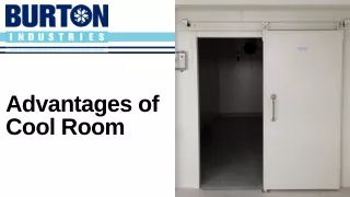 Advantages of Cool Room