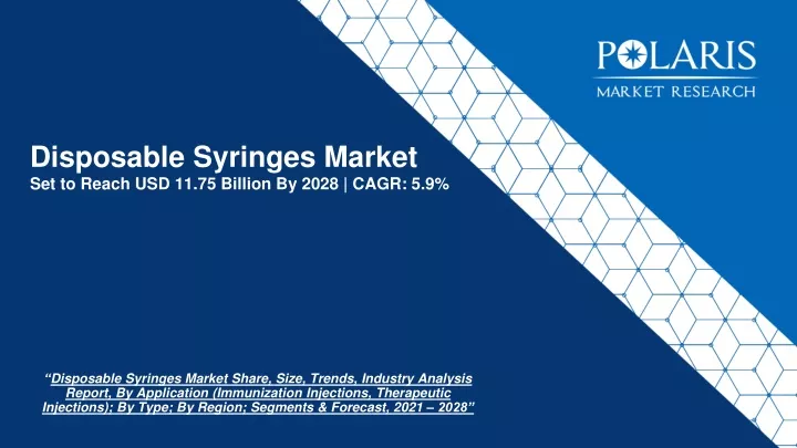 disposable syringes market set to reach usd 11 75 billion by 2028 cagr 5 9