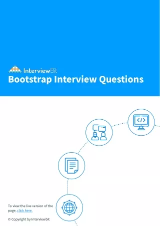 Frequently Asked Bootstrap Interview Questions