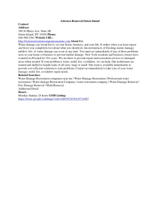 asbestos removal staten island