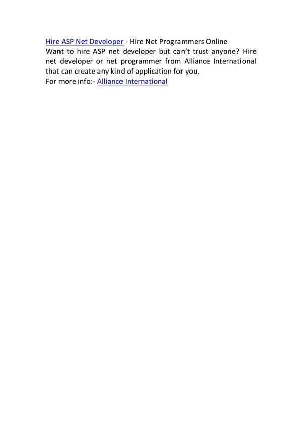 hire asp net developer hire net programmers