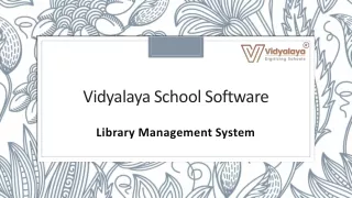 vidyalaya school software