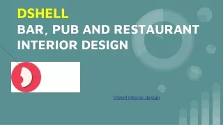 BAR INTERIOR DESIGN SERVICES