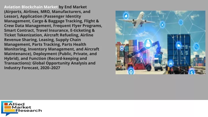 aviation blockchain market by end market airports