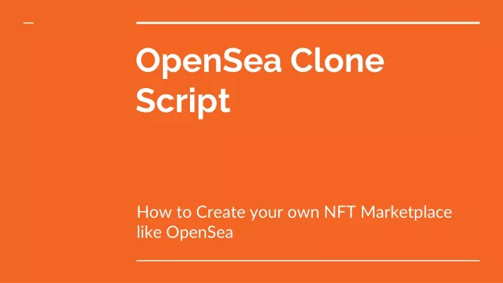 opensea clone script