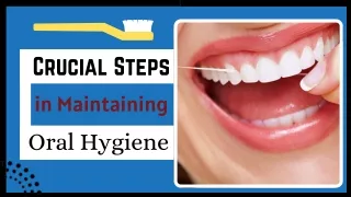 Maintain a Regular Oral Health