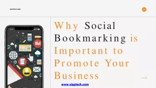 Why Social Bookmarking is Important to Promote Your Business