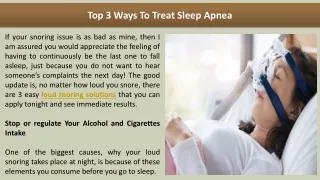 Top 3 Ways To Treat Sleep Apnea