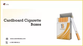 Cardboard Cigarette Boxes