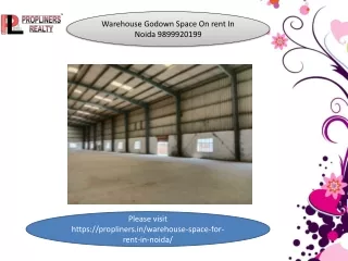 Warehouse Space For Rent In Noida 9899920199 Near samsung india