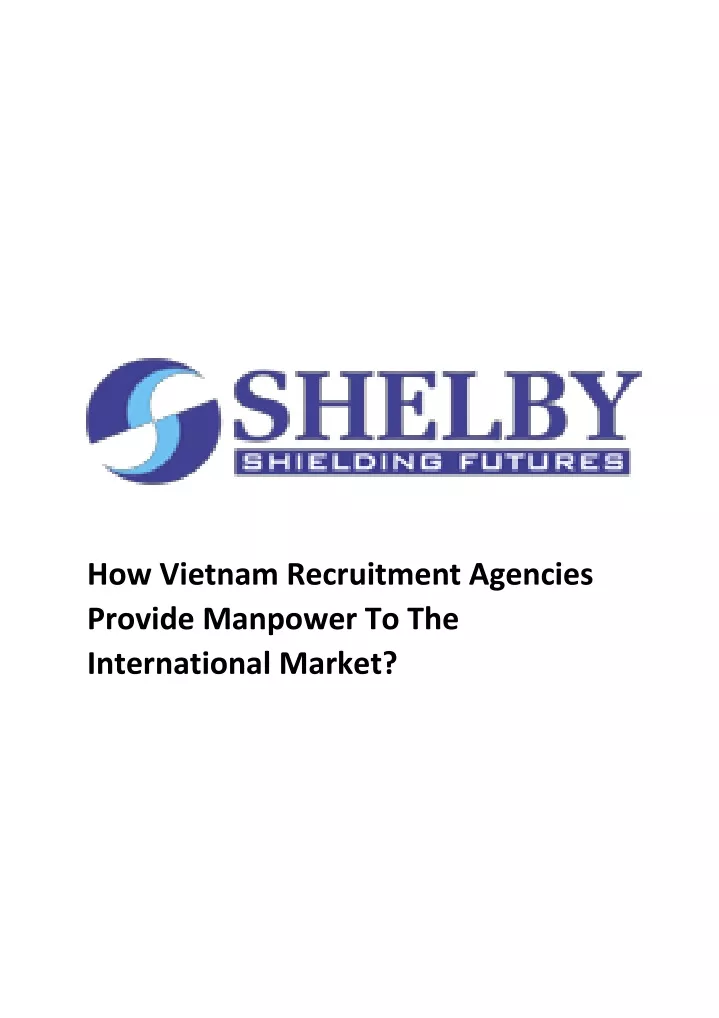 how vietnam recruitment agencies provide manpower