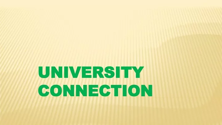 university connection