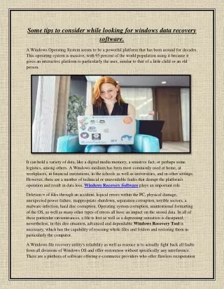 some tips to consider while looking for windows