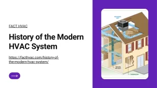 History Of Modern Hvac System - Paraside Valley Hvac - FactHvac.com