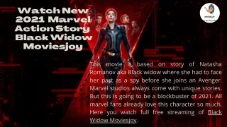 Watch New Marvel Action Story Black Widow Moviesjoy