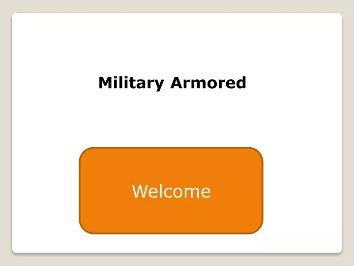 military armored