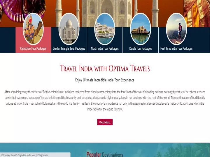 welcome to optima travels