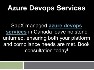 Azure Devops Services