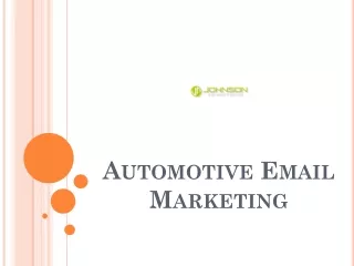 Automotive Email Marketing
