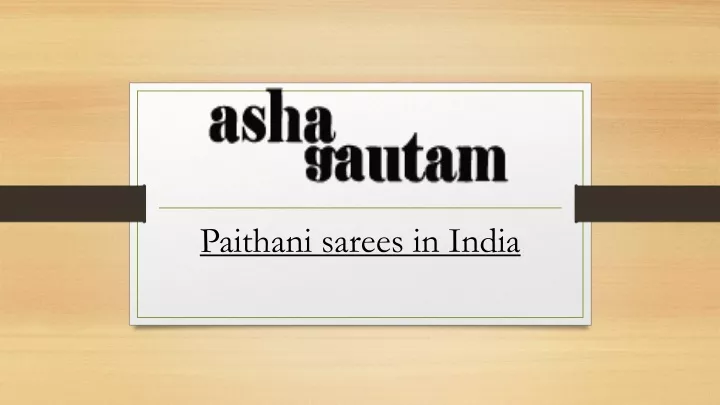 paithani sarees in india