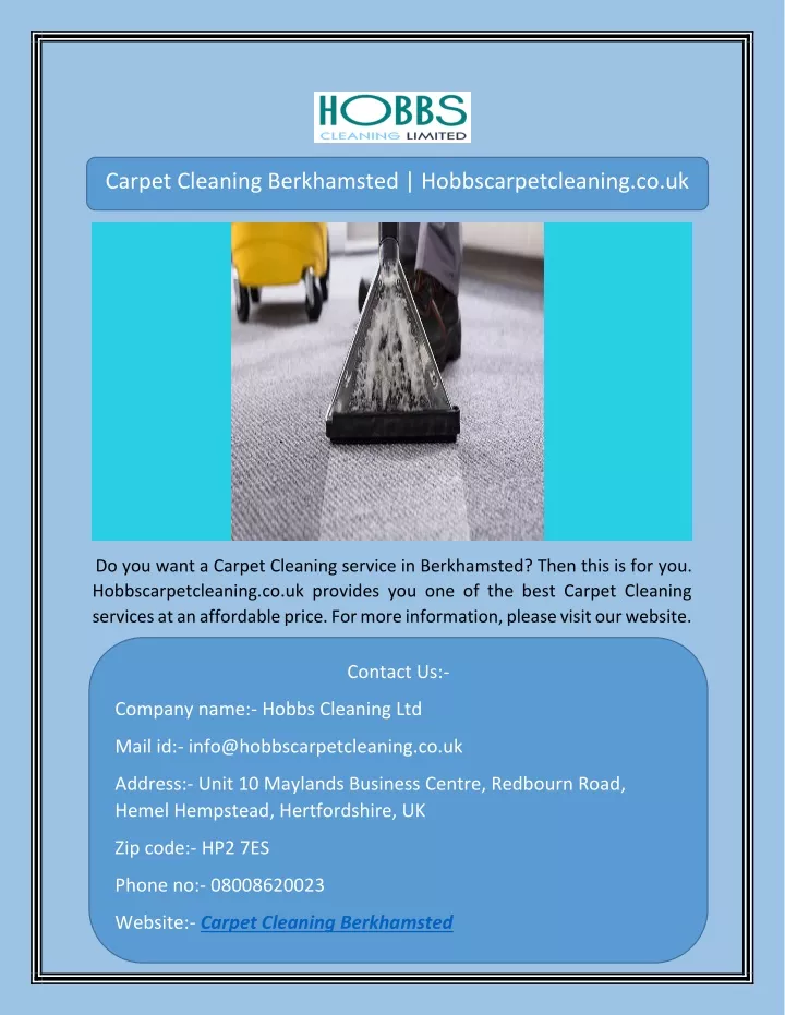 carpet cleaning berkhamsted hobbscarpetcleaning