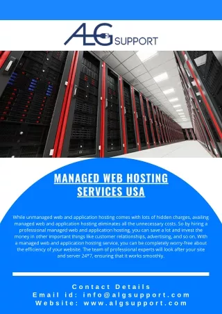 Managed Web Hosting Services USA