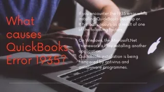 if you encounter the 1935 error while installing