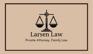 larsen law private attorney family law