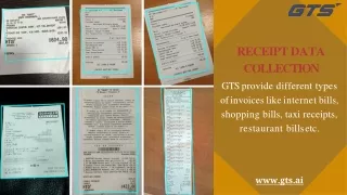 receipt data collection gts provide different