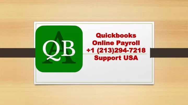 quickbooks online payroll 1 213 294 7218 support