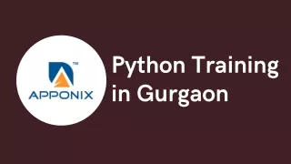 Python Training in Gurgaon
