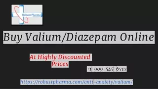 Buy Valium(Diazepam) Online at Cheap Prices