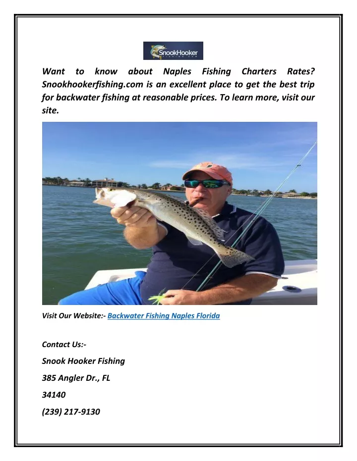 want to know about naples fishing charters rates