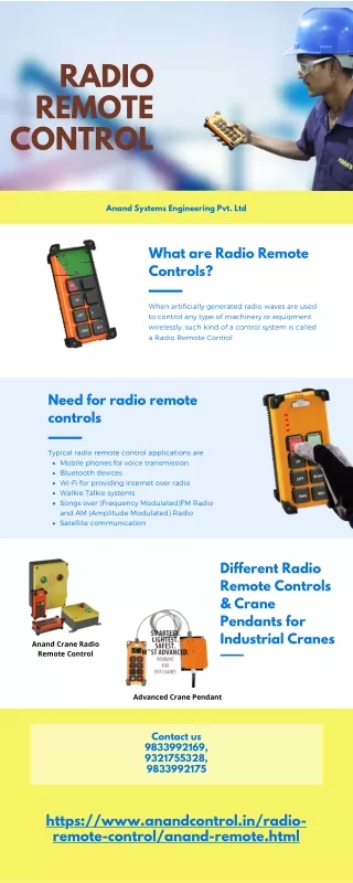 Radio Remote Control for EOT India