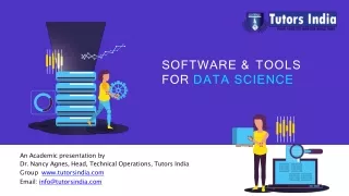 software tools for data science