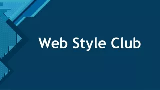 web style club