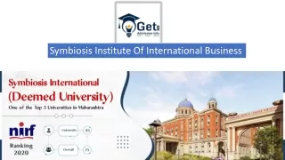 Symbiosis Institute Of International Business Pune Fees
