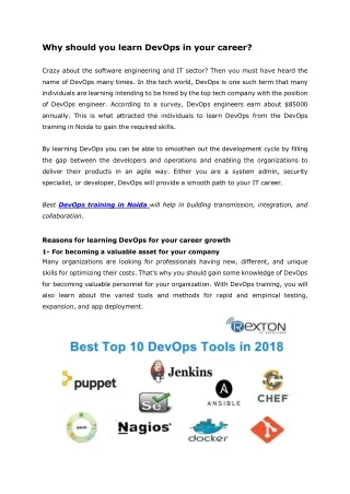 why should you learn devops in your career crazy