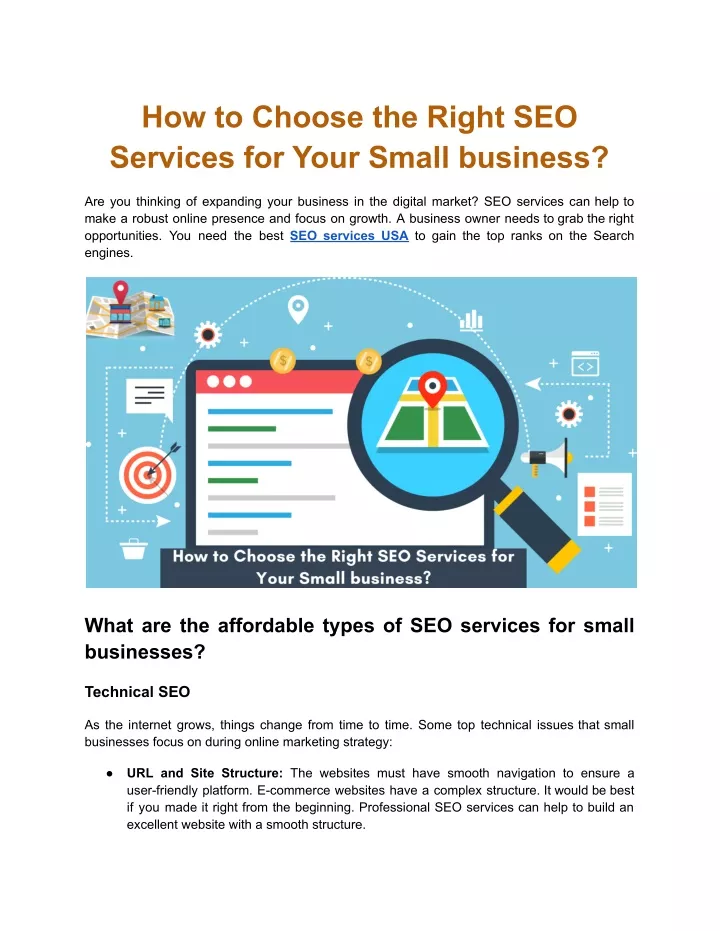 how to choose the right seo services for your