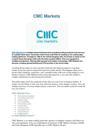 cmc markets
