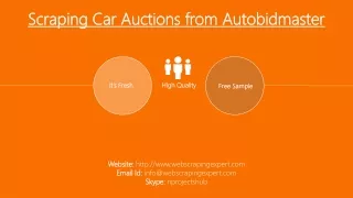 scraping car auctions from autobidmaster