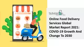 Online Food Delivery Services Market Technological Advancements And Key Insights