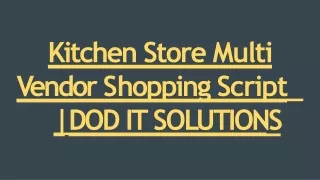 k itchen store multi