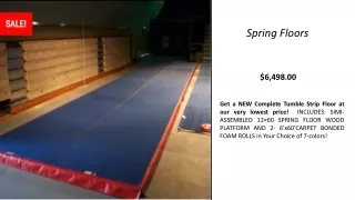 Gymnastics Spring Floors | Team Sports