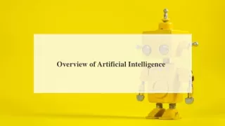 overview of artificial intelligence
