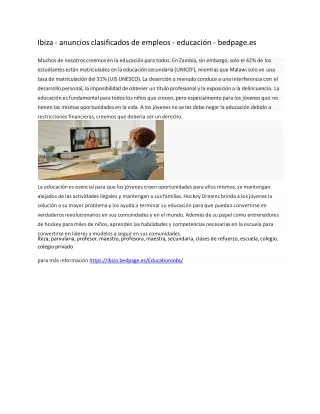 Ibiza - anuncios clasificados de empleos - educación - bedpage.es-converted-converted