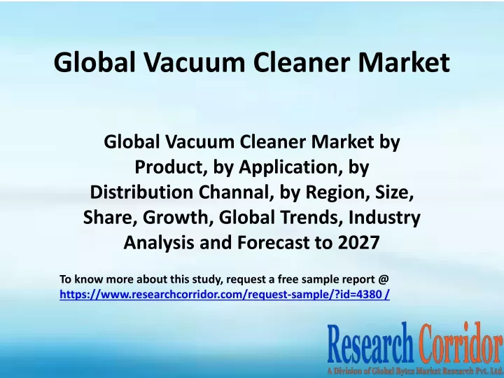 global vacuum cleaner market