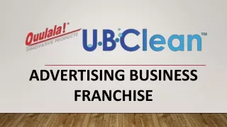 ADVERTISING BUSINESS FRANCHISE