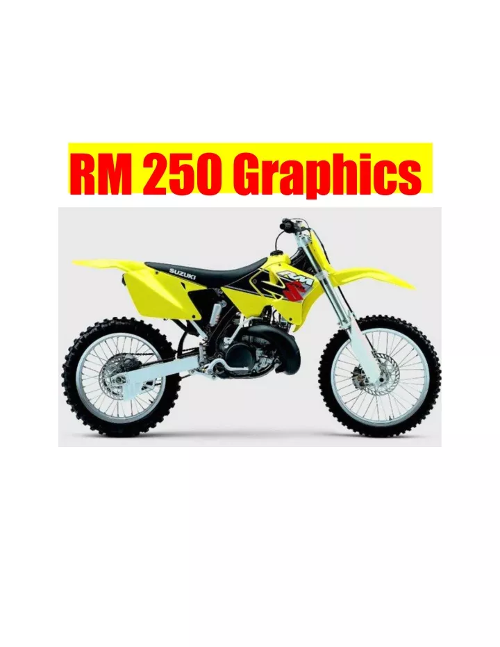 rm 250 graphics