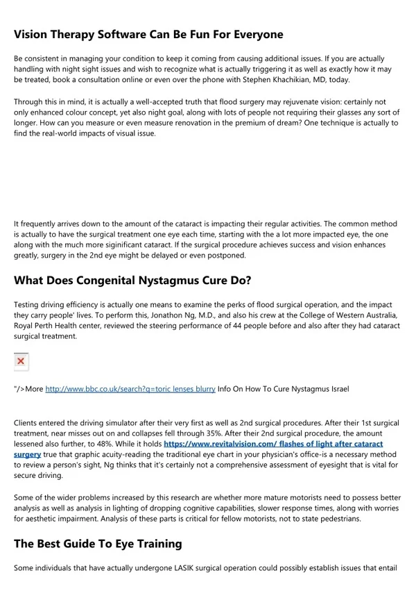 The Definitive Guide for Treatment For Watery Eyes After Cataract Surgery